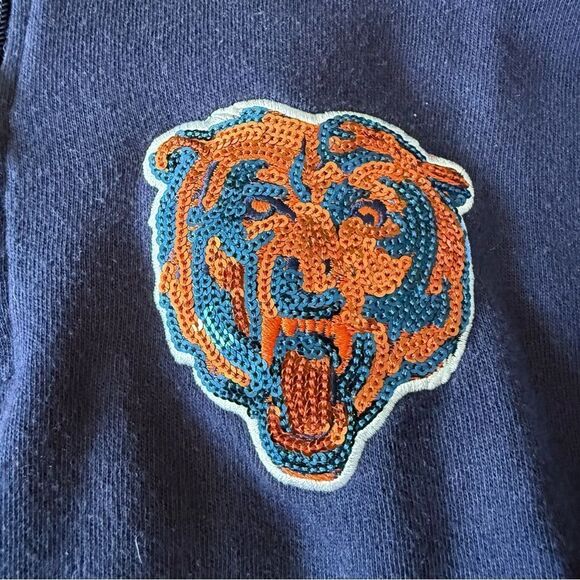 Y2K Victoria’s Secret PINK NFL Collab Chicago Bears Pullover Sweatshirt Size XS - Picture 6 of 6